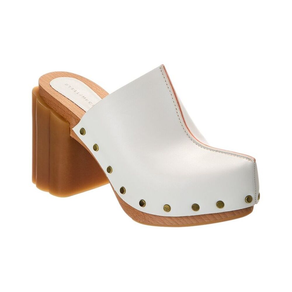 Stella Mccartney Logo Mule, White